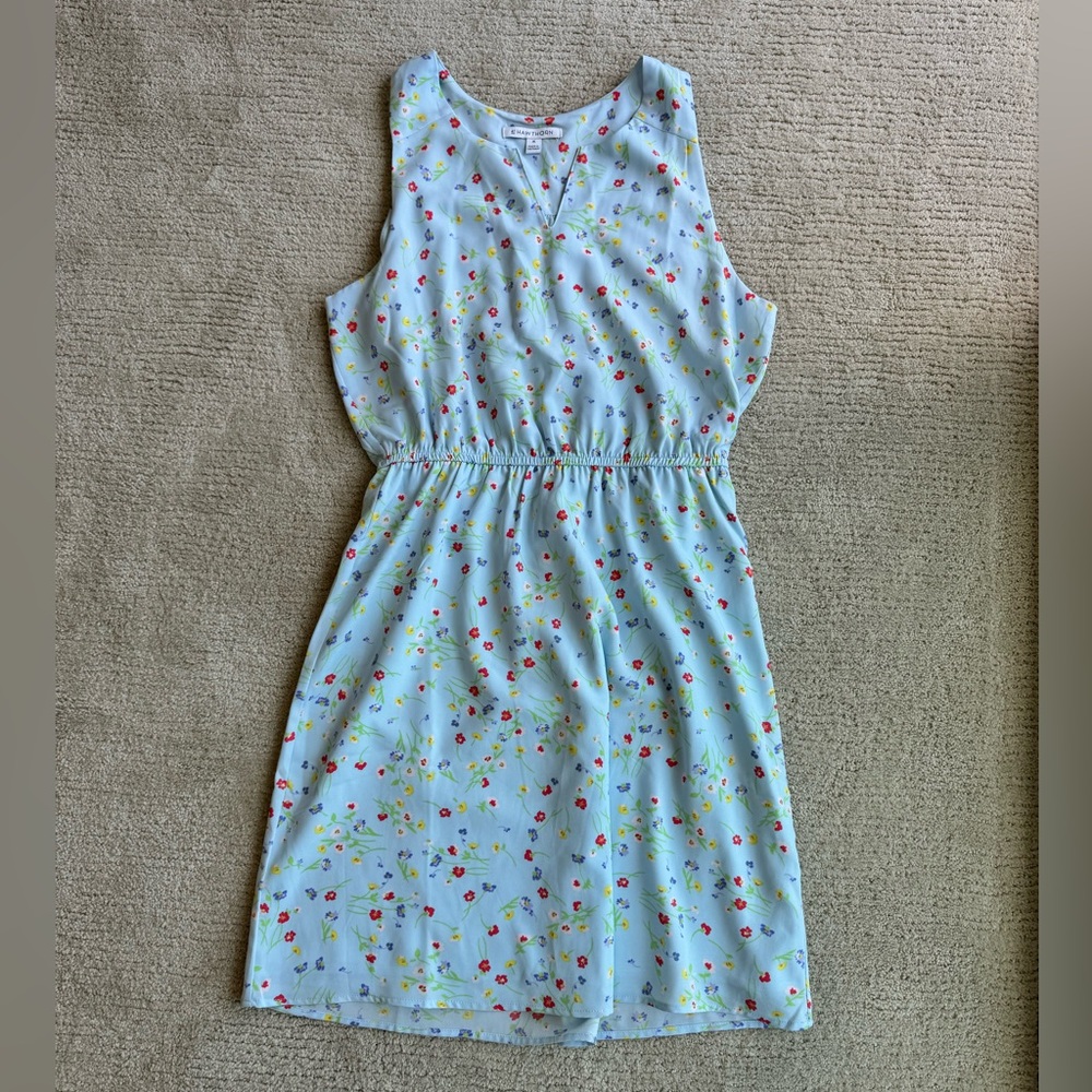 41 Hawthorne Trisha split neck dress
